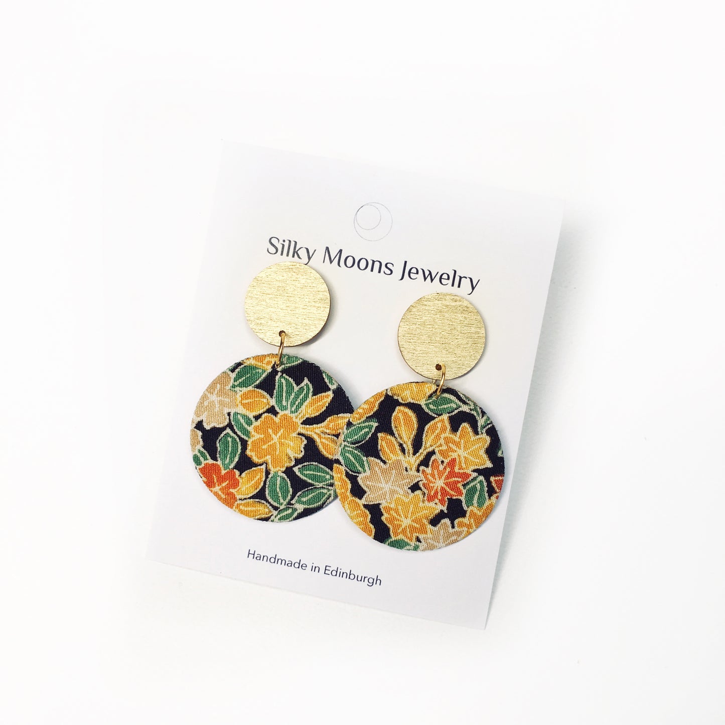 Supermoon Dangle Small Stud Earrings