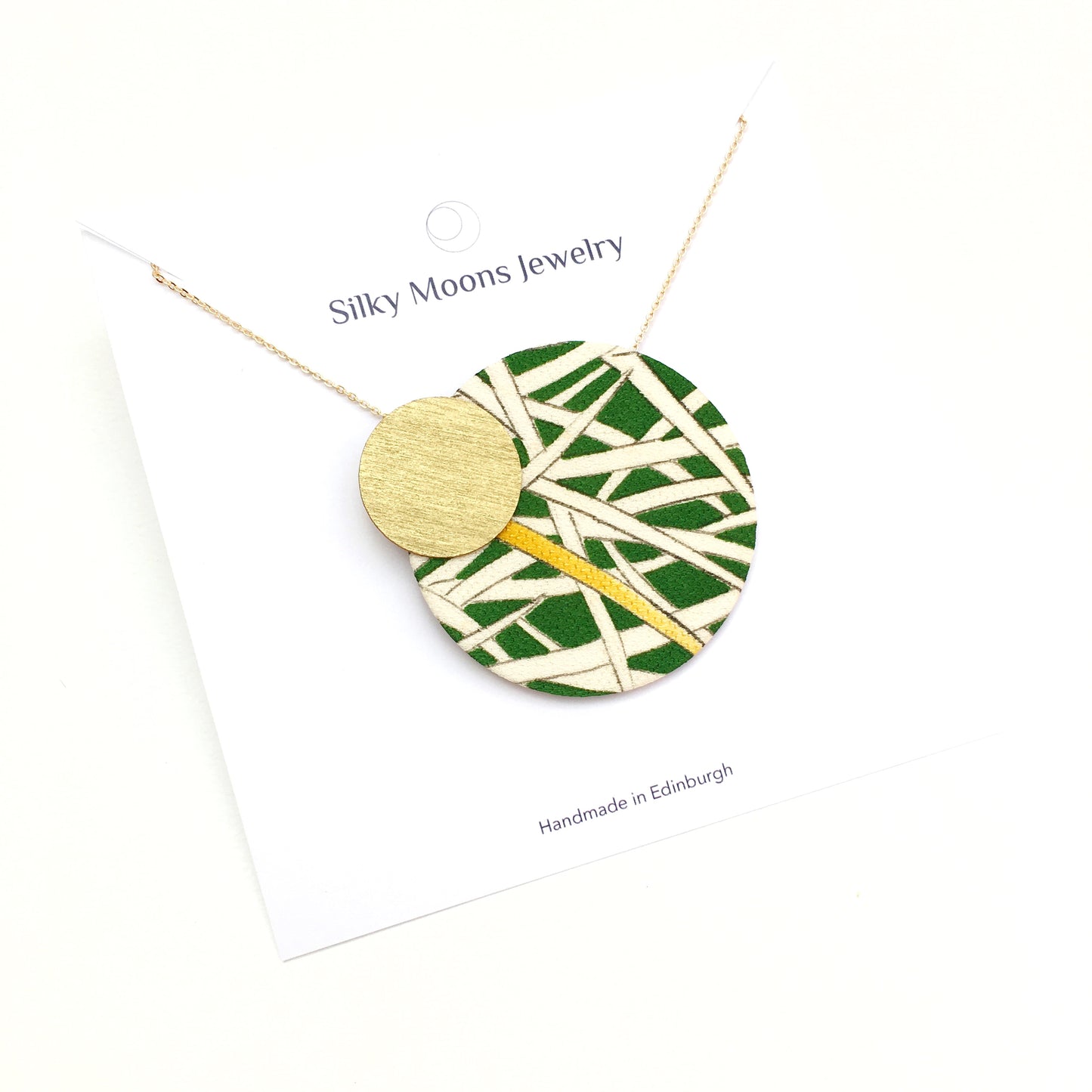 Two Moons Pendant Necklace