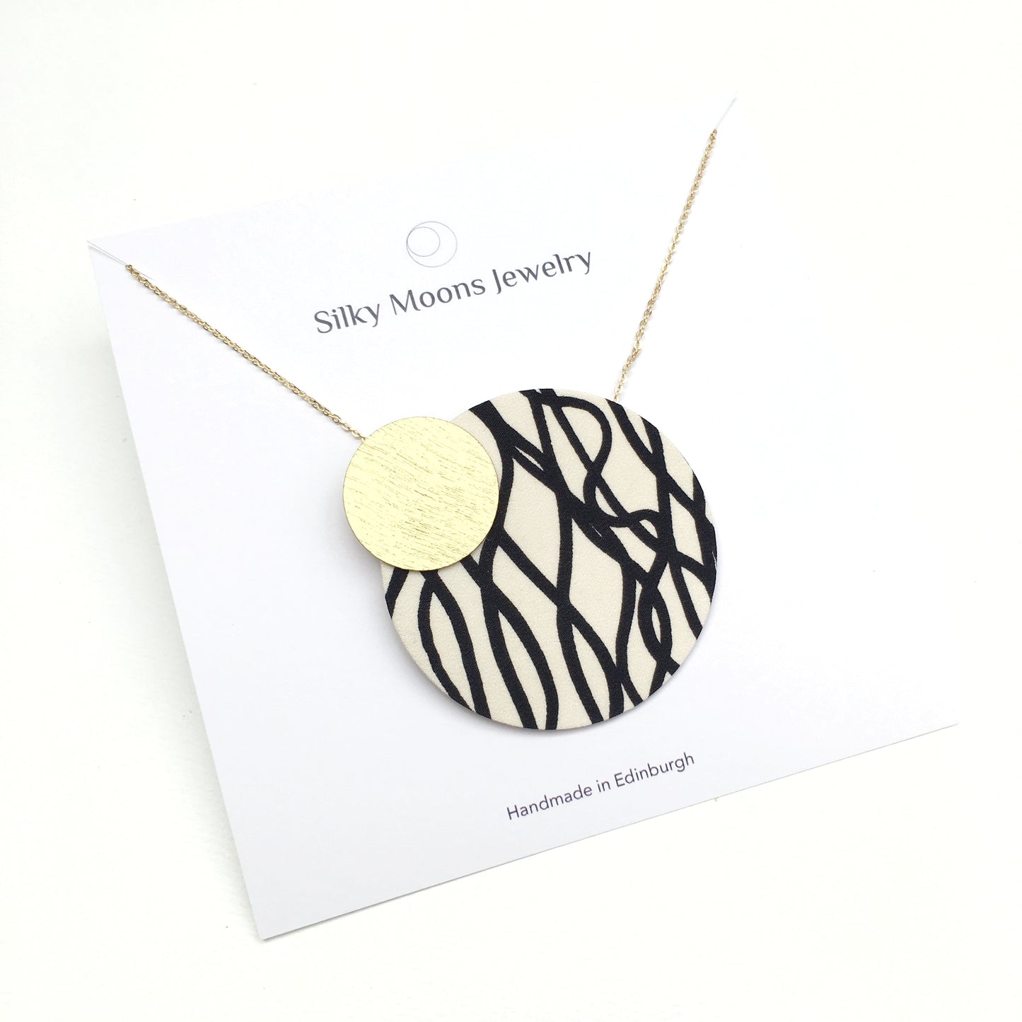 Two Moons Pendant Necklace