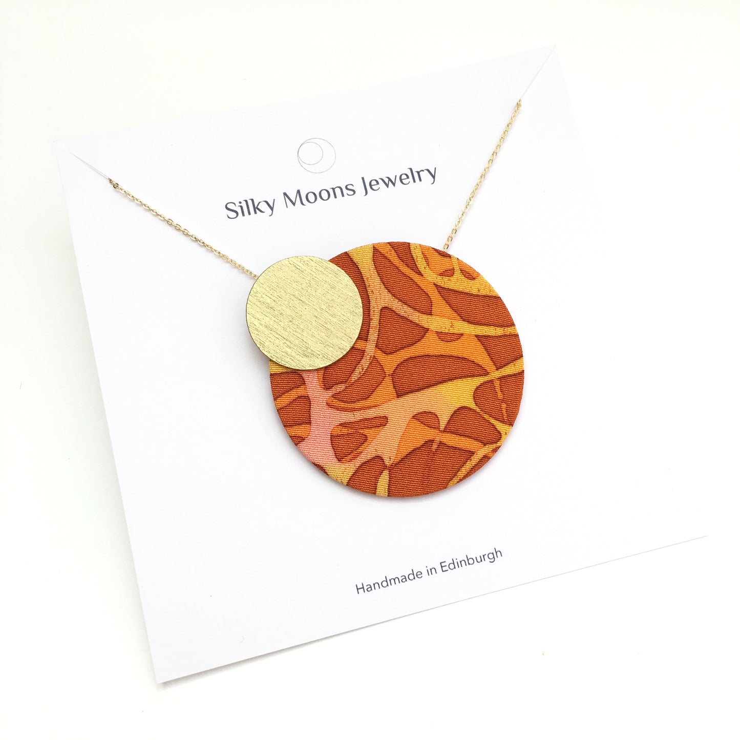 Two Moons Pendant Necklace