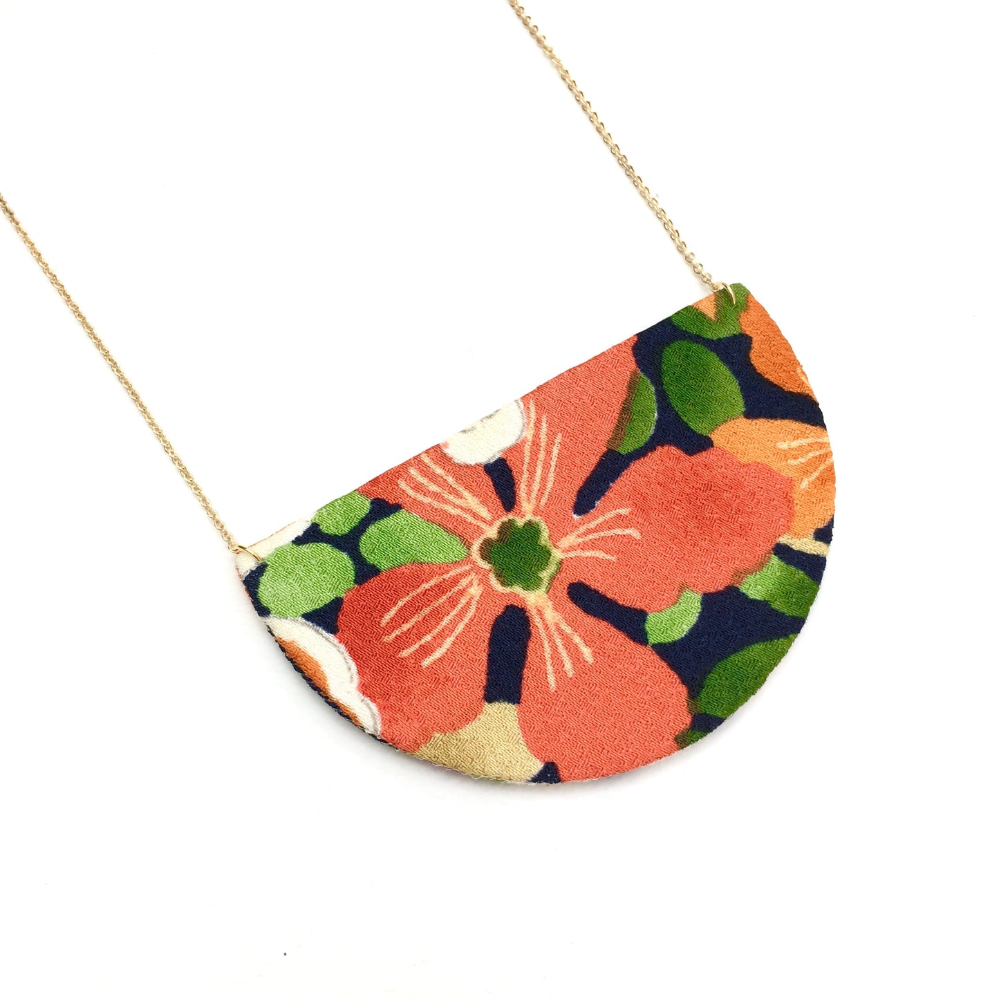 Half Moon Pendant Necklace