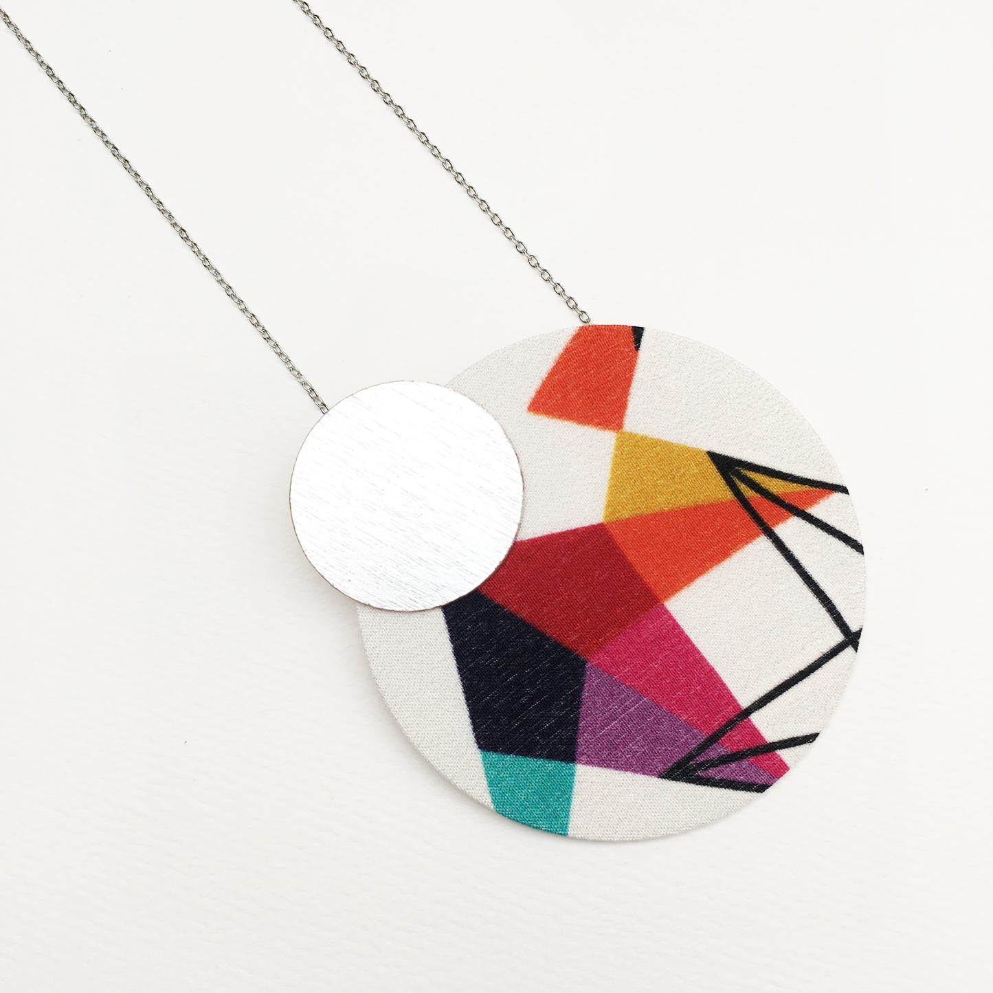 Two Moons Pendant Necklace