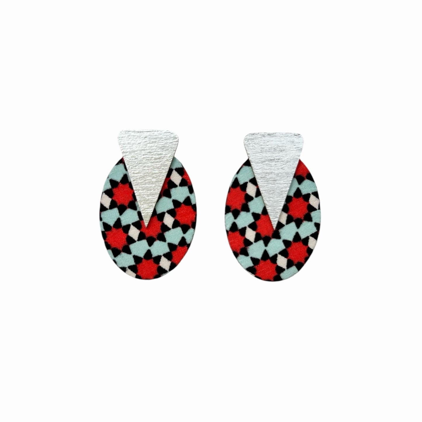 Ellipse Stud Earrings