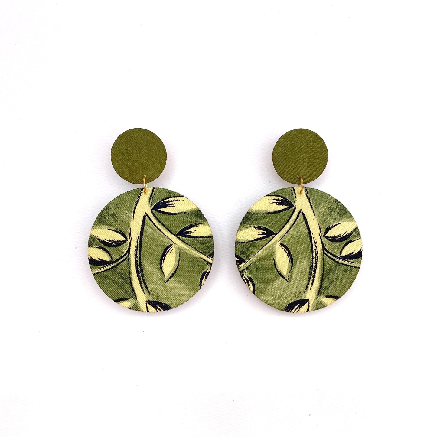 Supermoon Dangle Large Stud Earrings