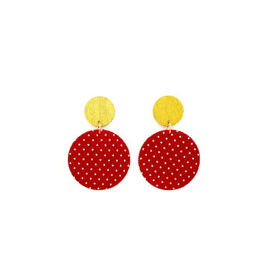 Supermoon Dangle Small Stud Earrings