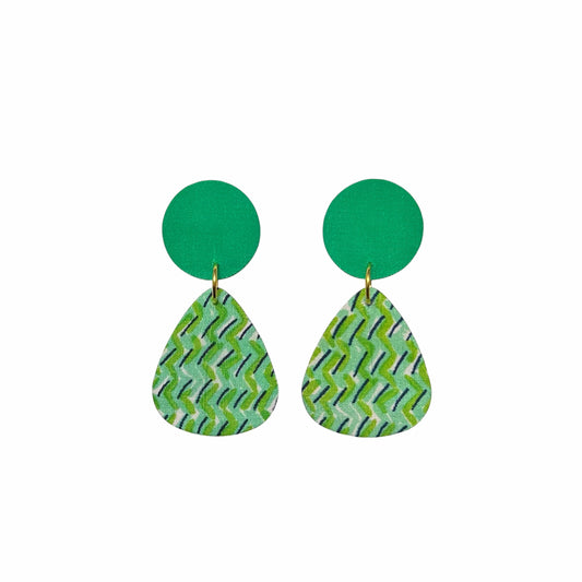 Raindrops Dangle Stud Earrings