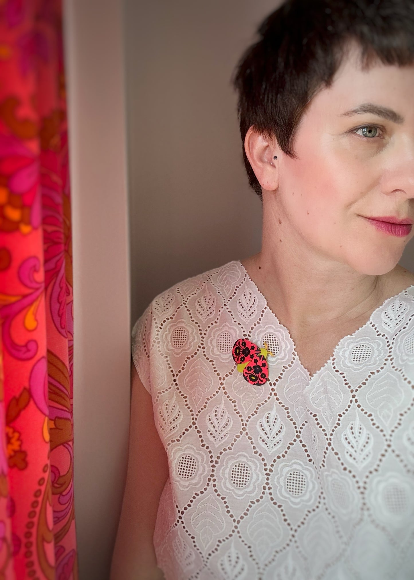 Moth Pin Brooch