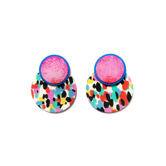 Moon Mirage Stud Earrings