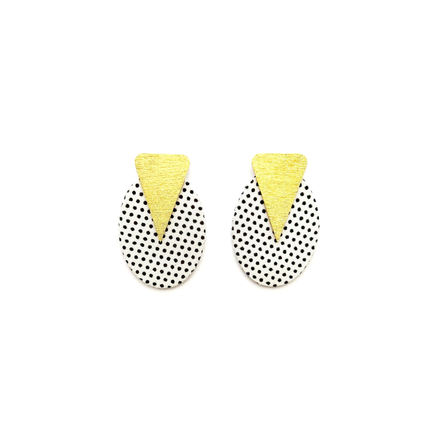 Ellipse Stud Earrings