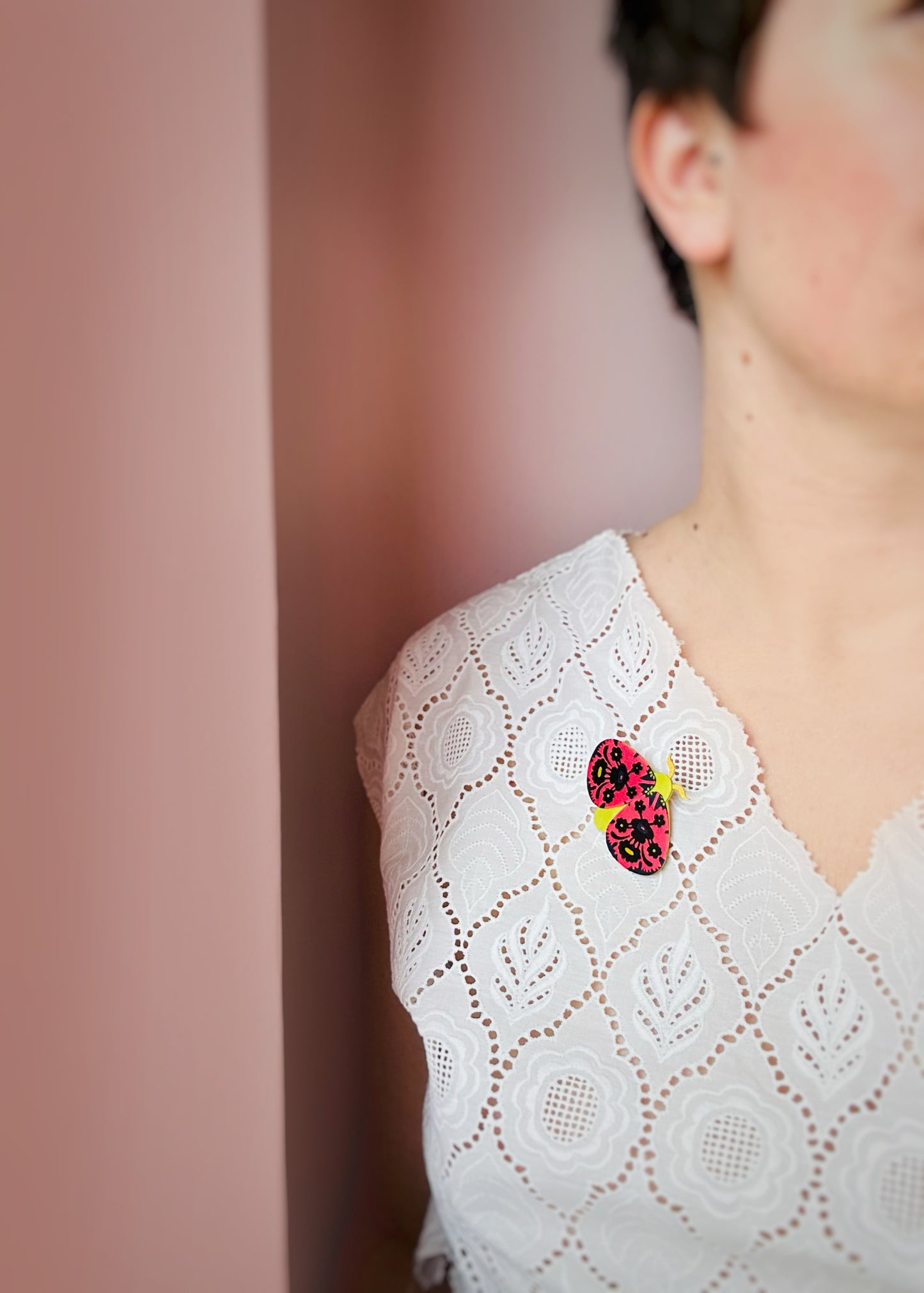 Moth Pin Brooch