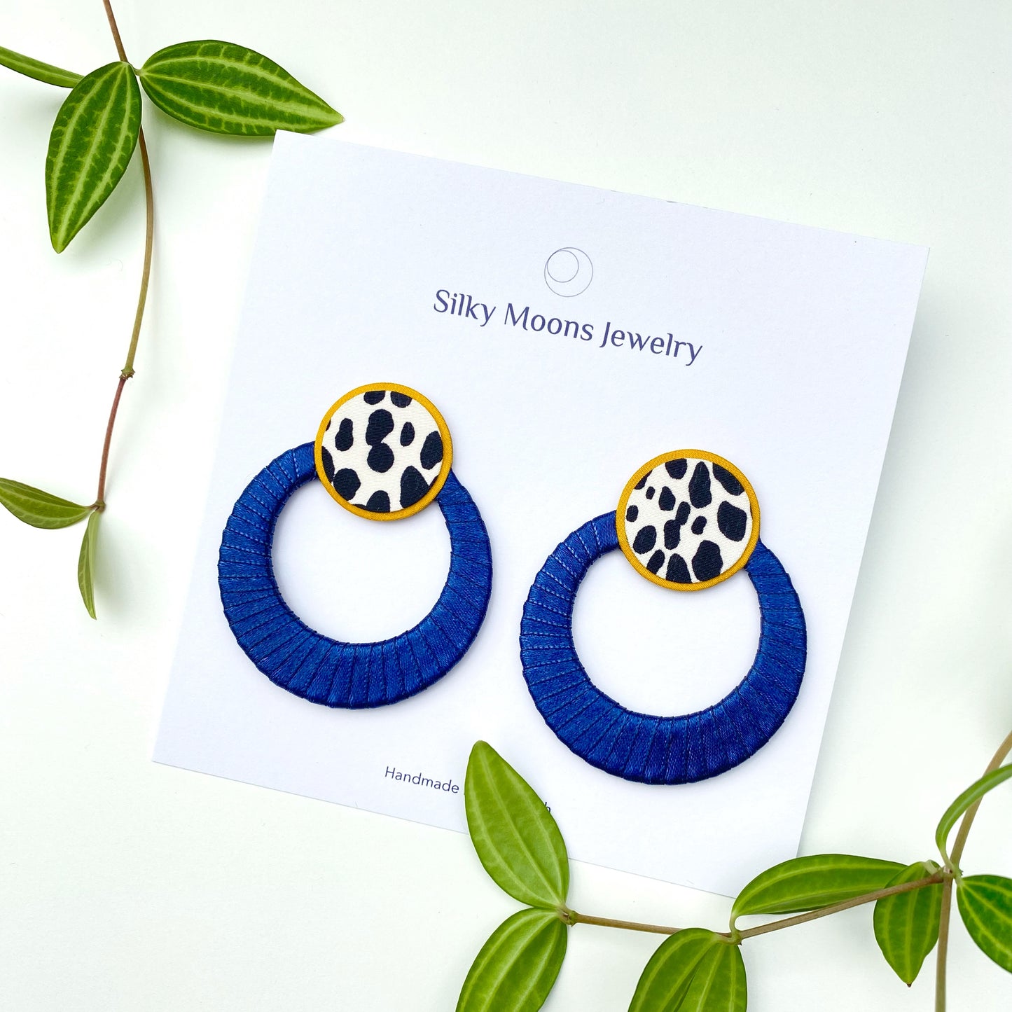 New Moon Stud Earrings