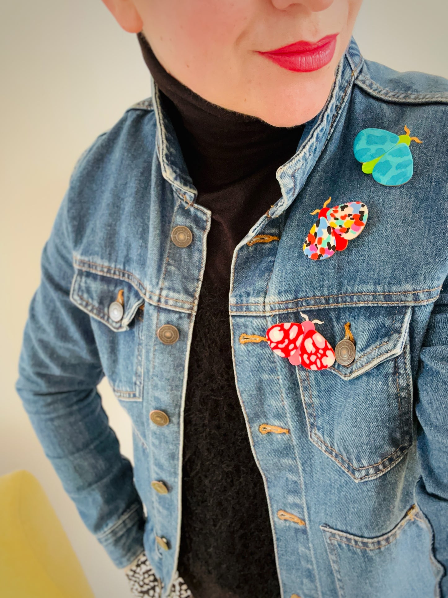 Moth Pin Brooch