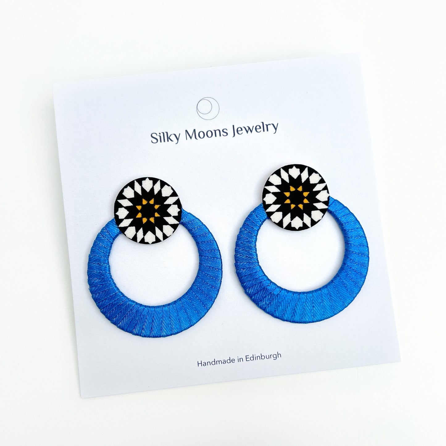 New Moon Stud Earrings