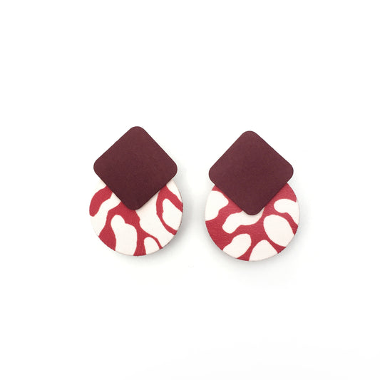 Titan Moon Stud Earrings