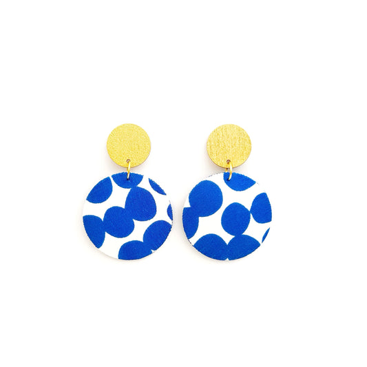 Supermoon Dangle Small Stud Earrings
