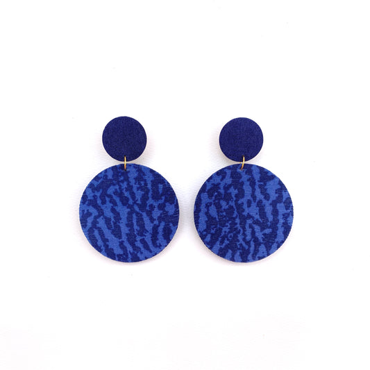 Supermoon Dangle Large Stud Earrings