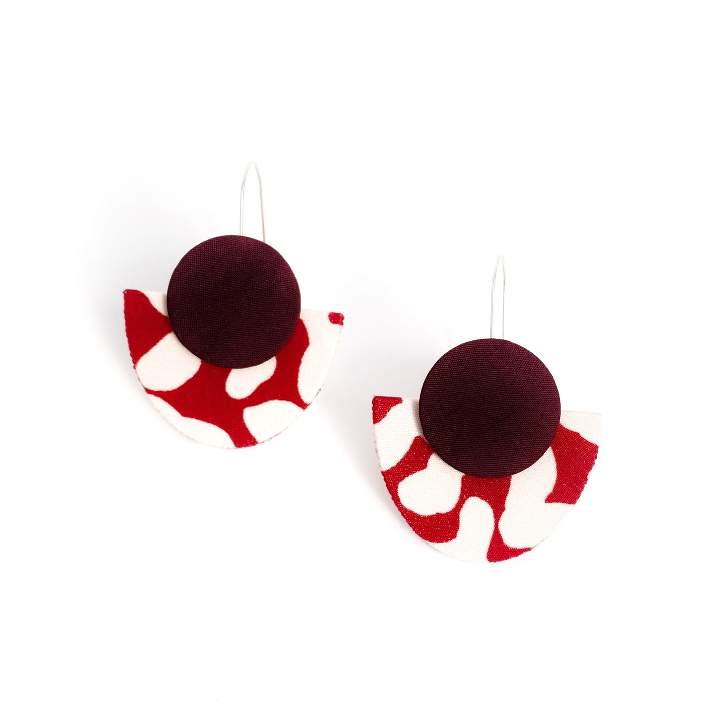 Silky Luna Dangle Hook Earrings