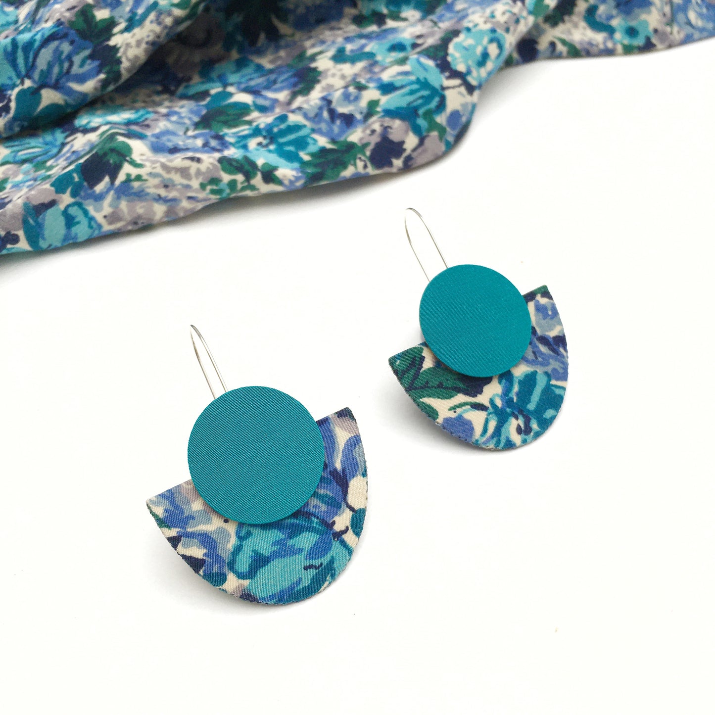 Silky Luna Dangle Hook Earrings