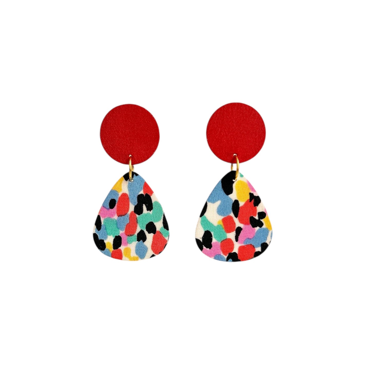 Raindrops Dangle Stud Earrings