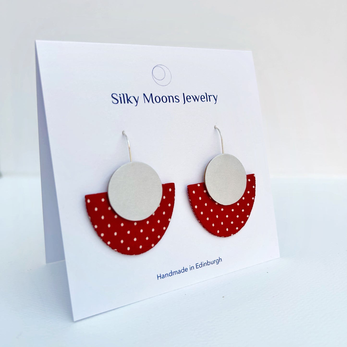 Silky Luna Dangle Hook Earrings