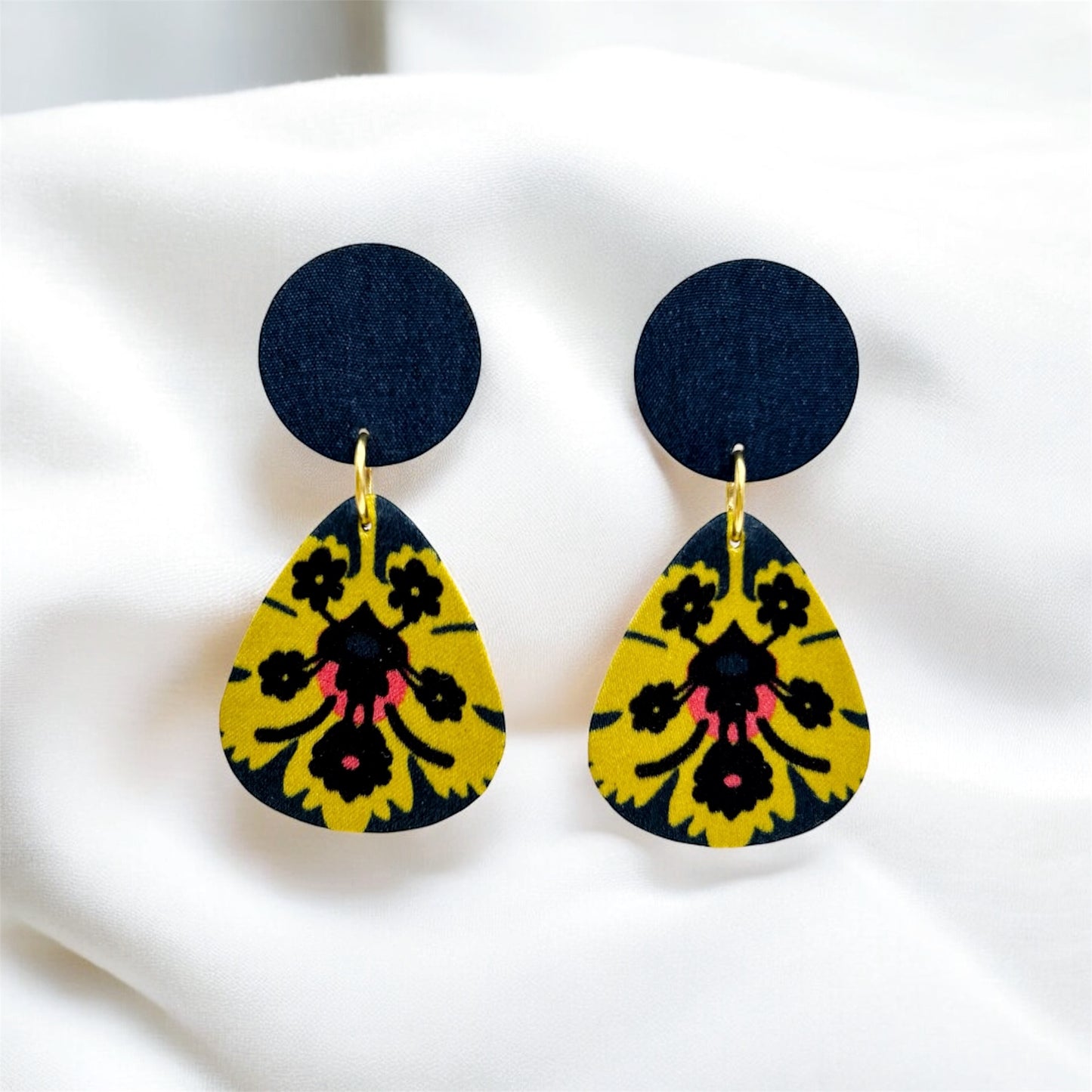 Raindrops Dangle Stud Earrings