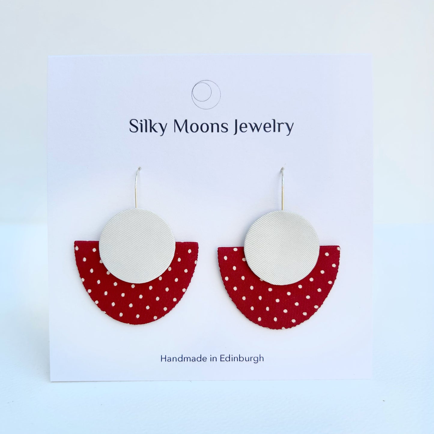 Silky Luna Dangle Hook Earrings