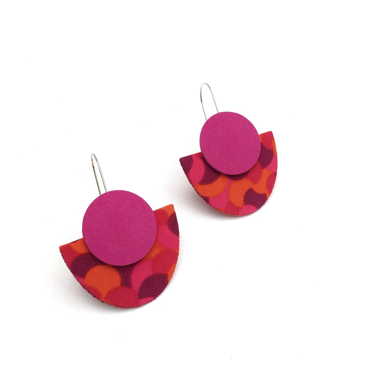 Silky Luna Dangle Hook Earrings