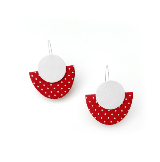 Silky Luna Dangle Hook Earrings