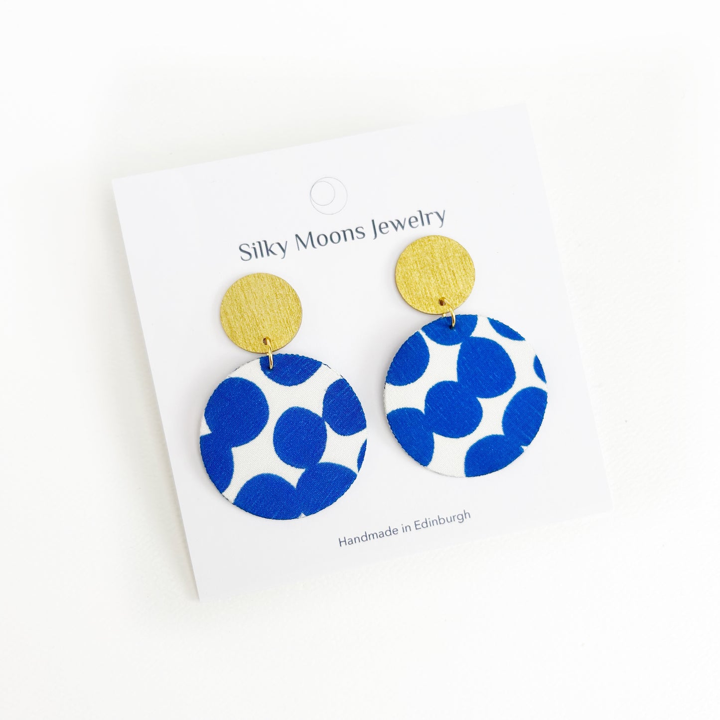 Supermoon Dangle Small Stud Earrings