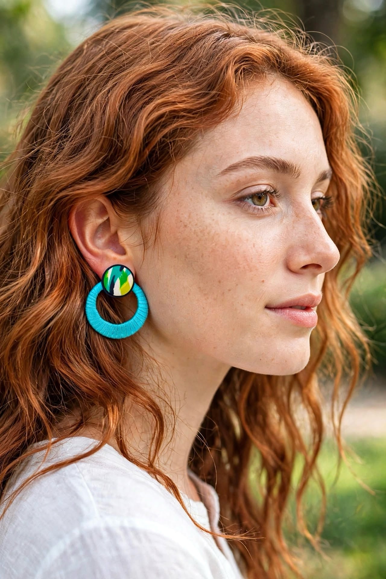 New Moon Stud Earrings