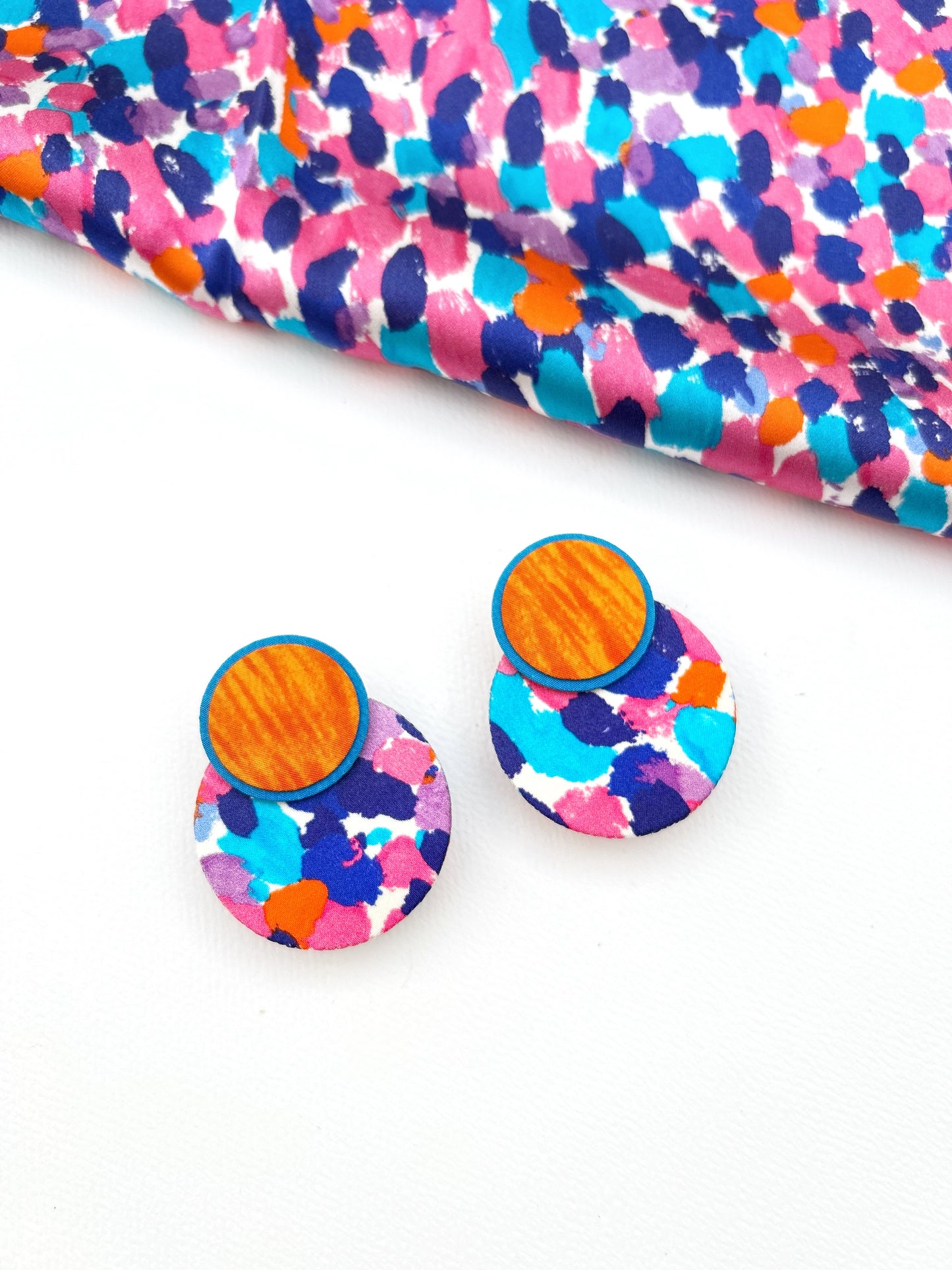 Moon Mirage Stud Earrings