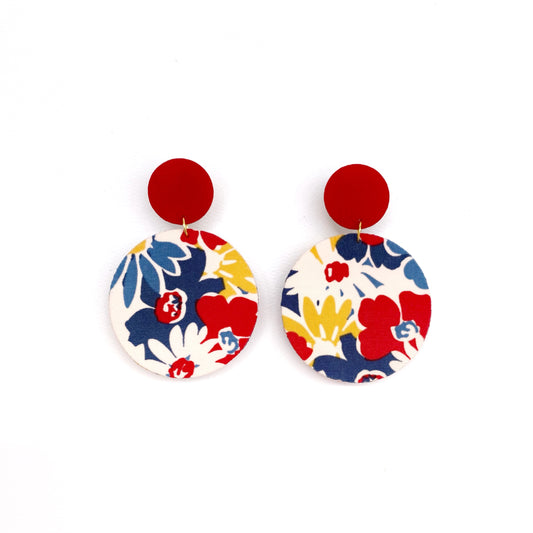 Supermoon Dangle Large Stud Earrings