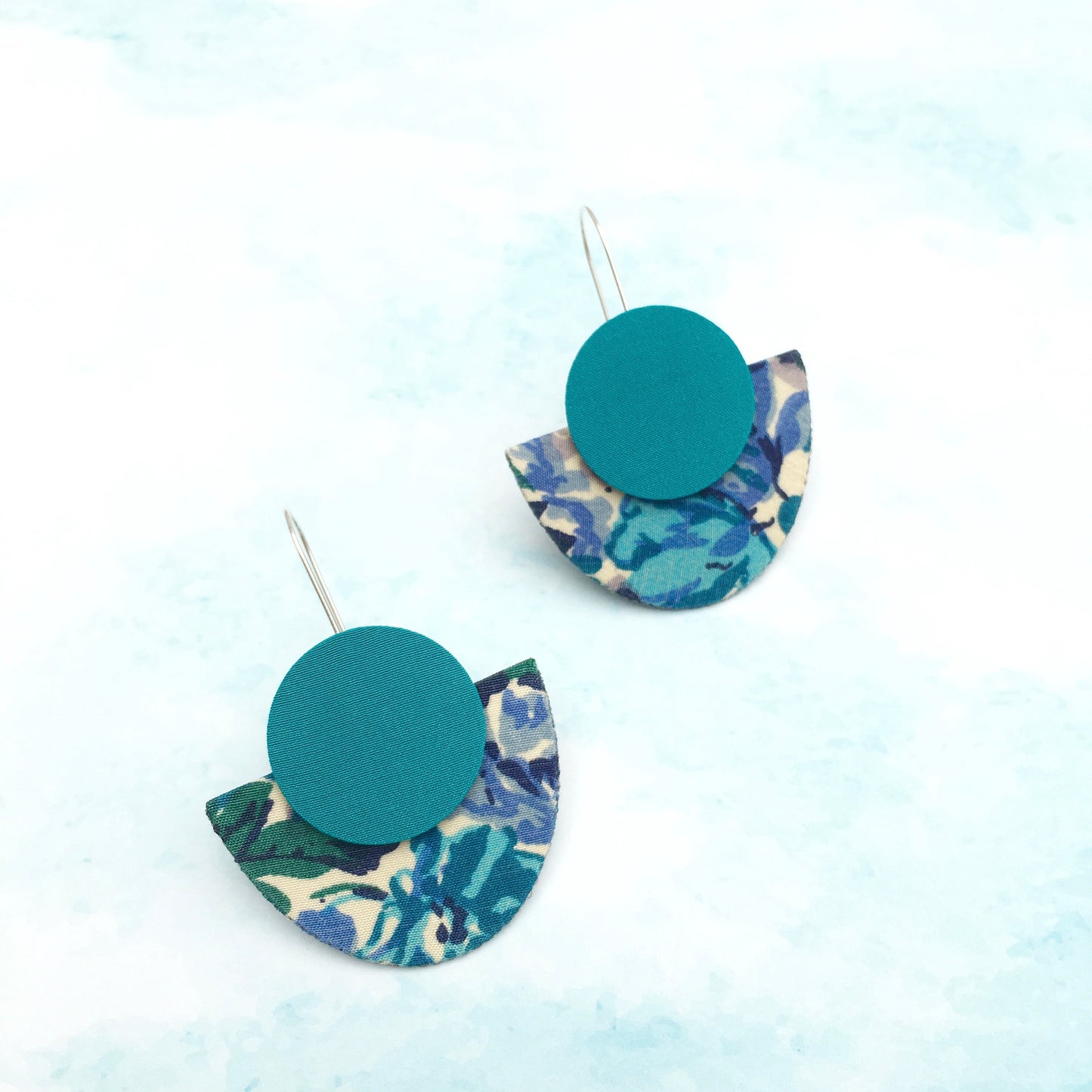 Silky Luna Dangle Hook Earrings