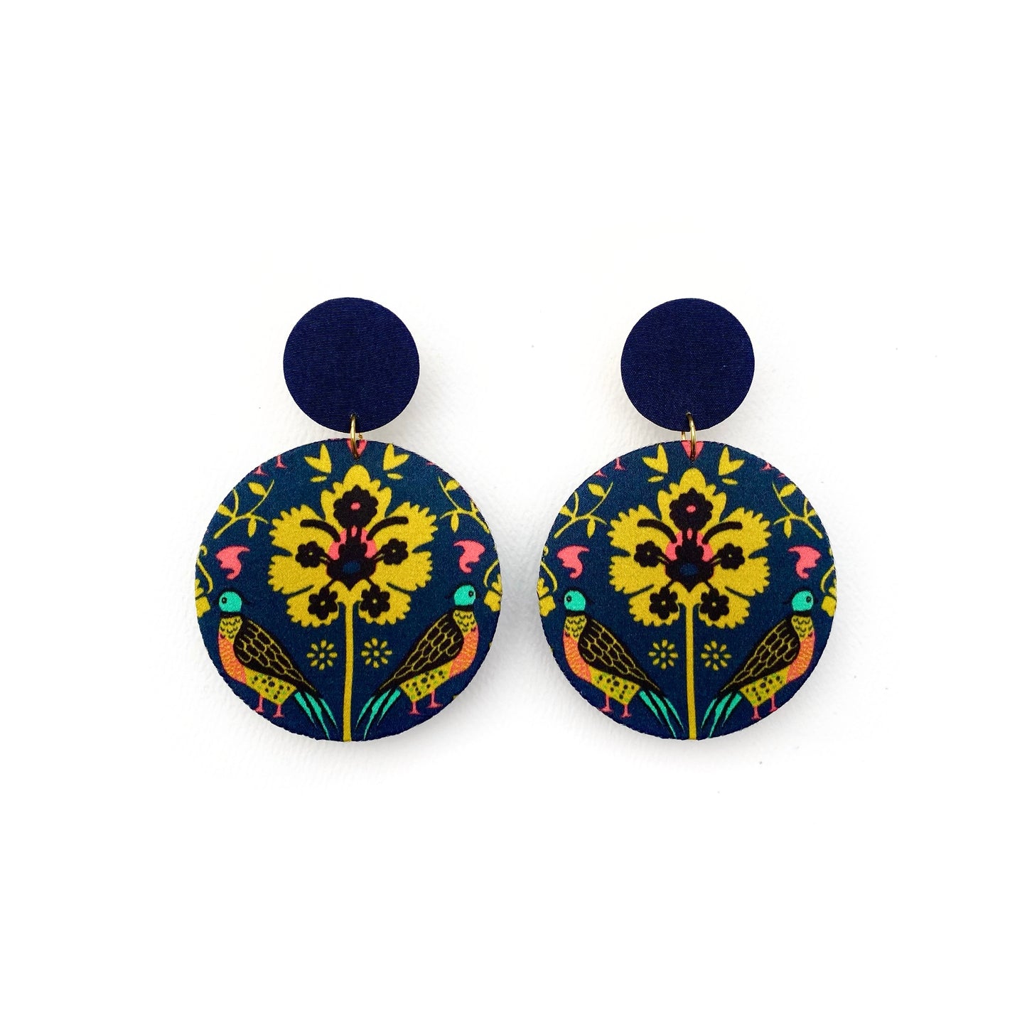 Supermoon Dangle Large Stud Earrings