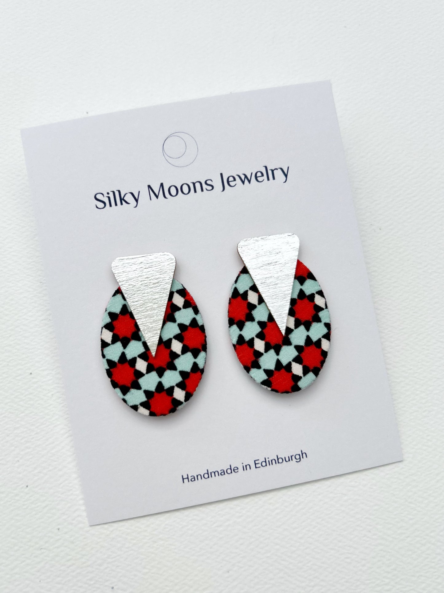 Ellipse Stud Earrings
