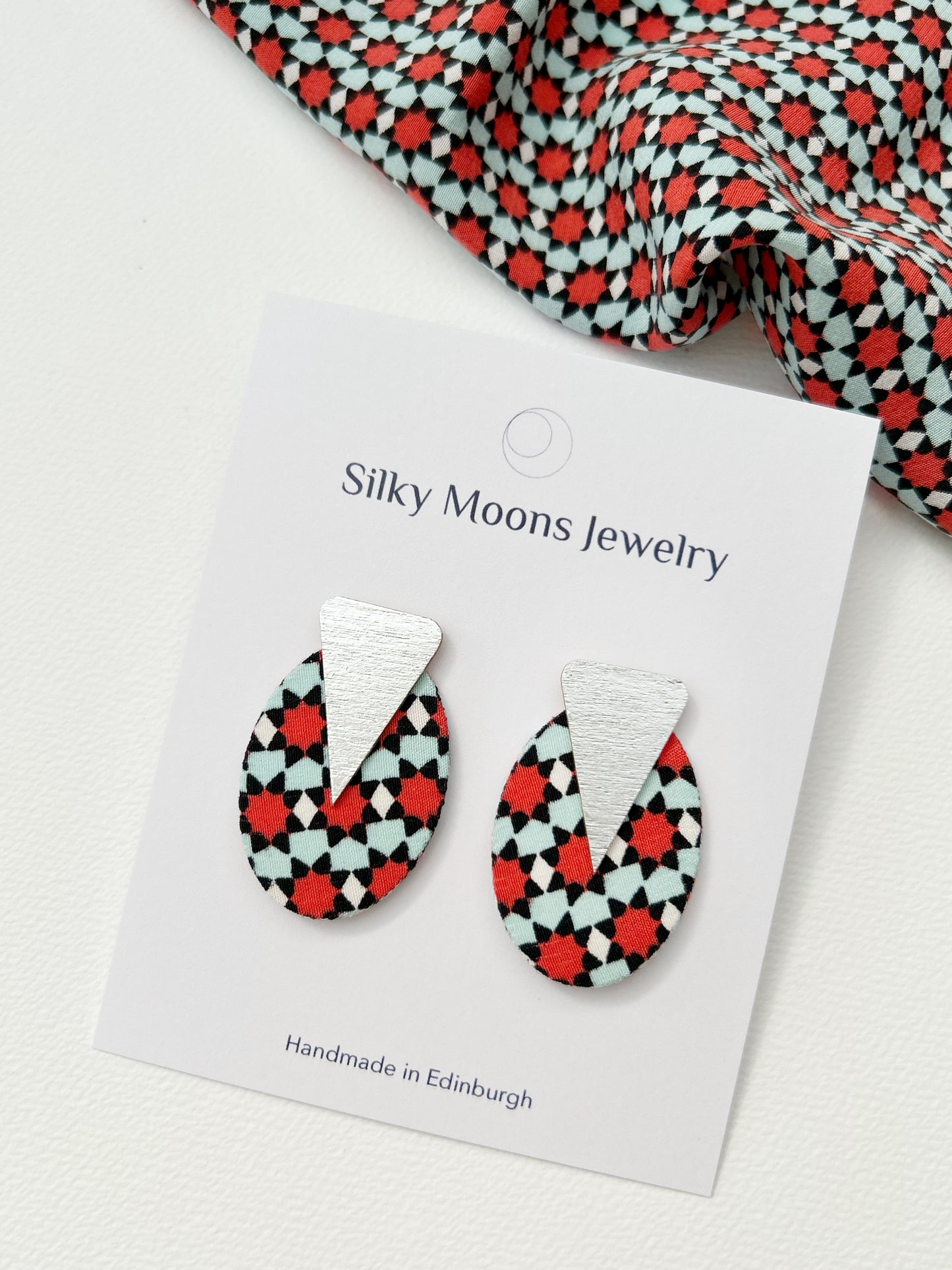 Ellipse Stud Earrings