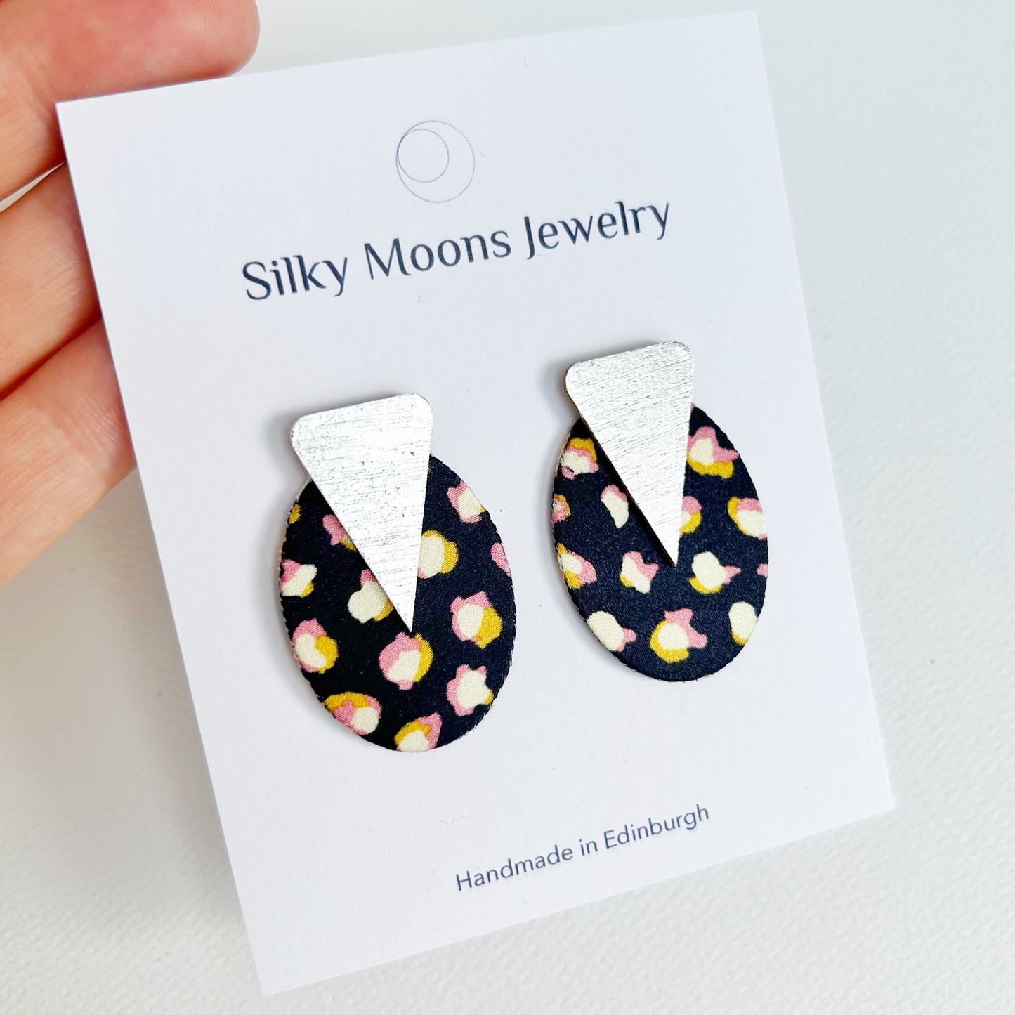 Ellipse Stud Earrings