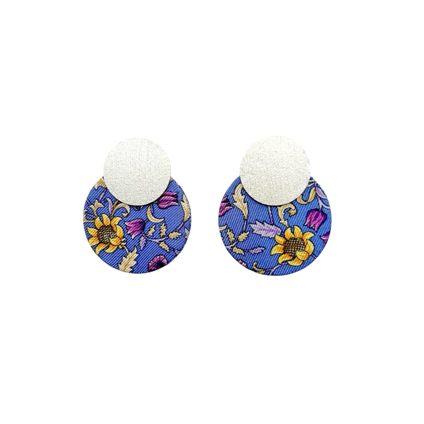 Two Moon Stud Earrings