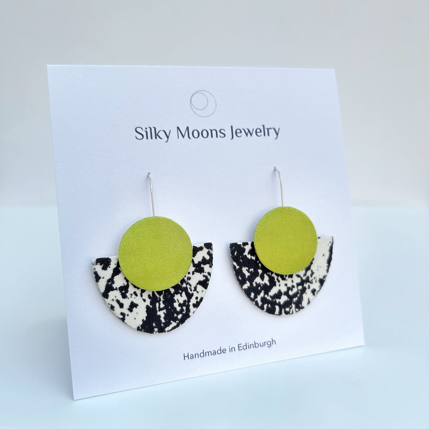 Silky Luna Dangle Hook Earrings