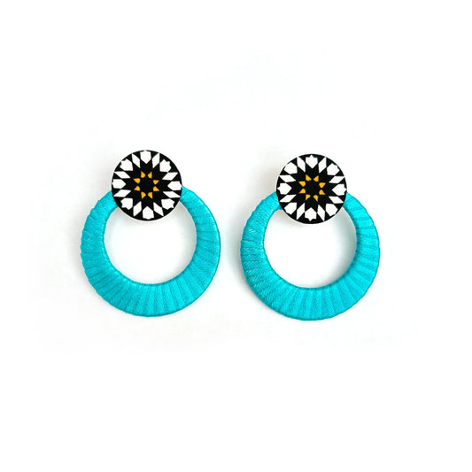 New Moon Stud Earrings