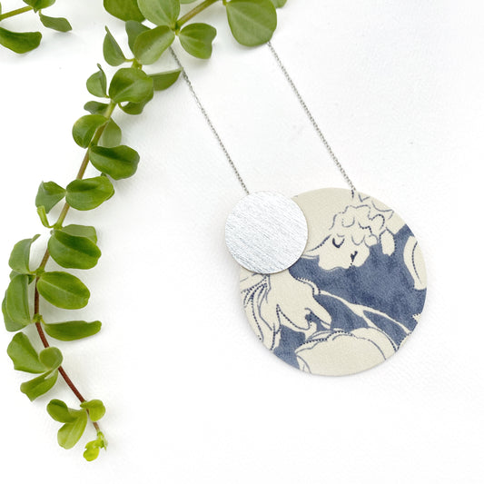 Two Moons Pendant Necklace