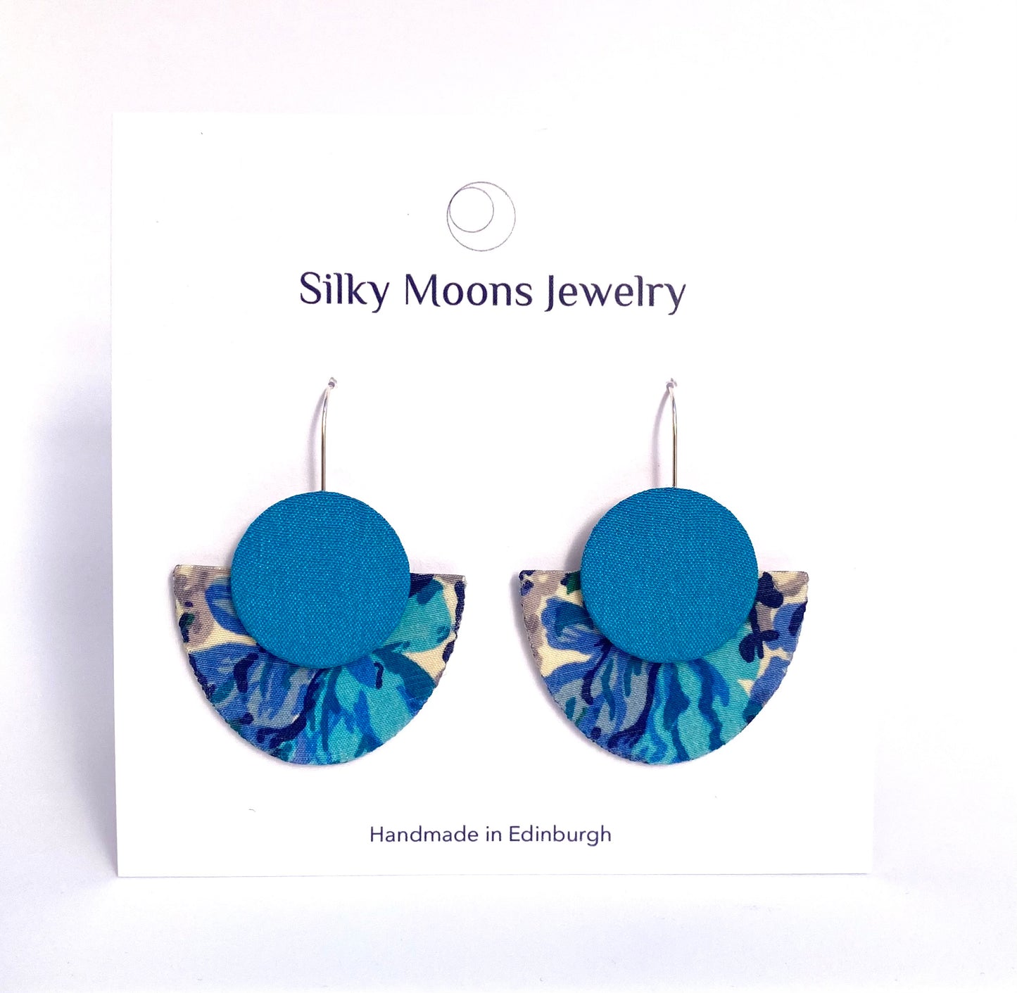 Silky Luna Dangle Hook Earrings
