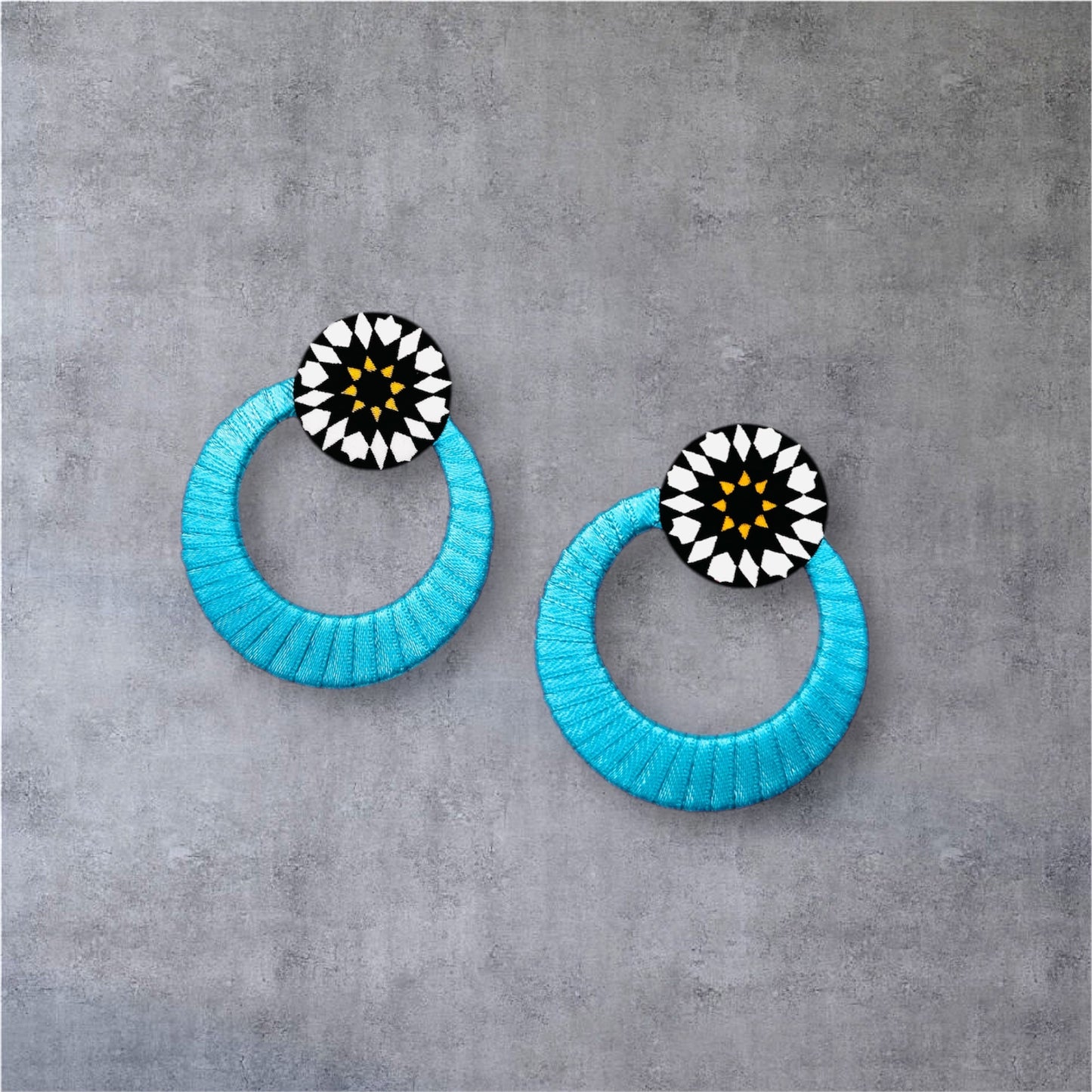 New Moon Stud Earrings