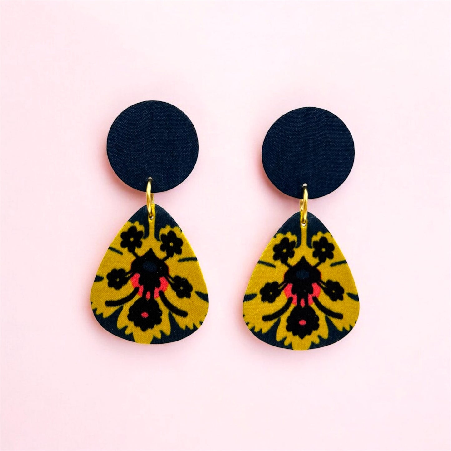 Raindrops Dangle Stud Earrings