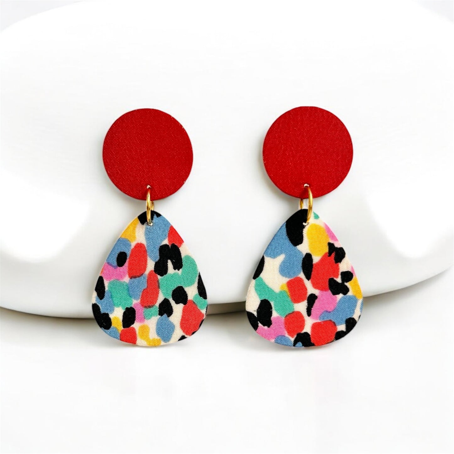 Raindrops Dangle Stud Earrings