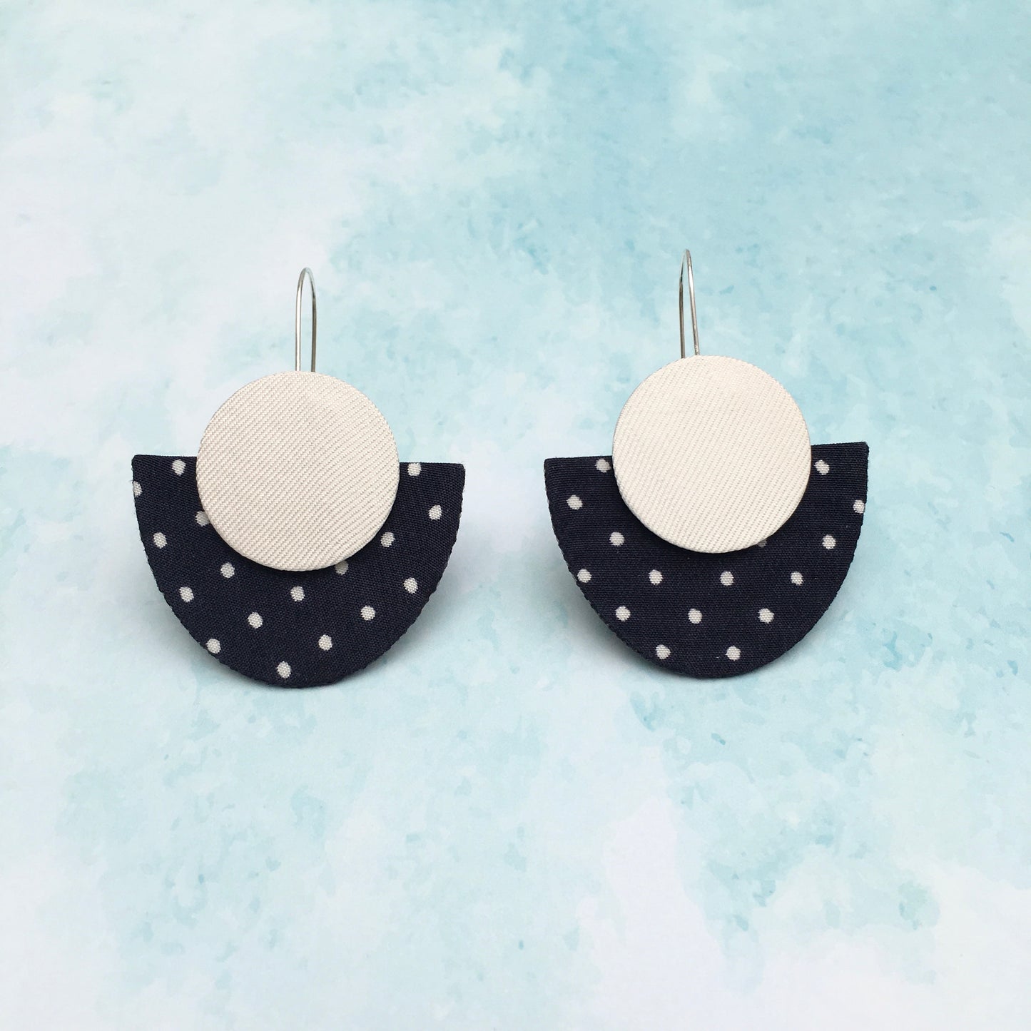 Silky Luna Dangle Hook Earrings