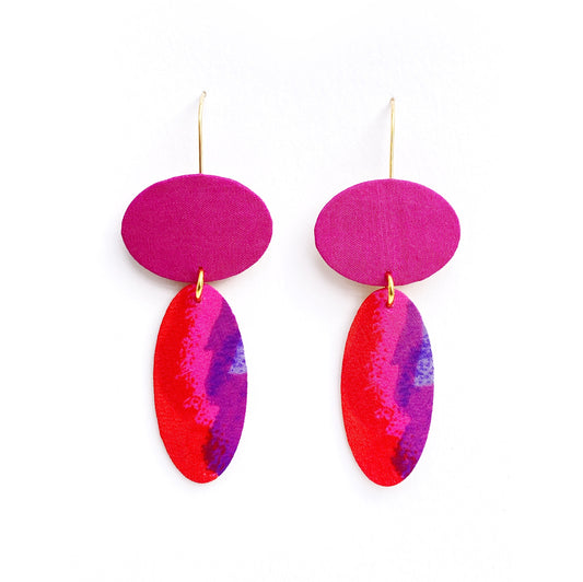 Daisy Petal Dangle Hook Earrings