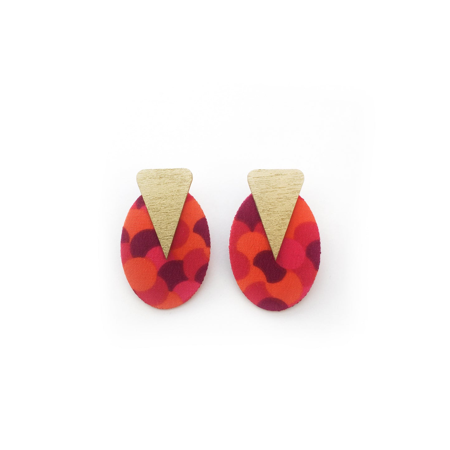 Ellipse Stud Earrings