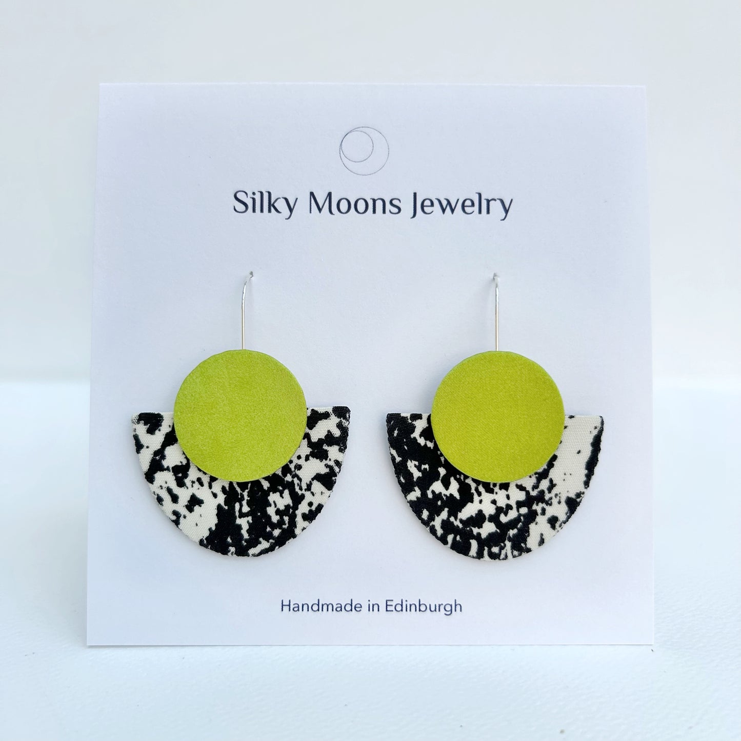 Silky Luna Dangle Hook Earrings