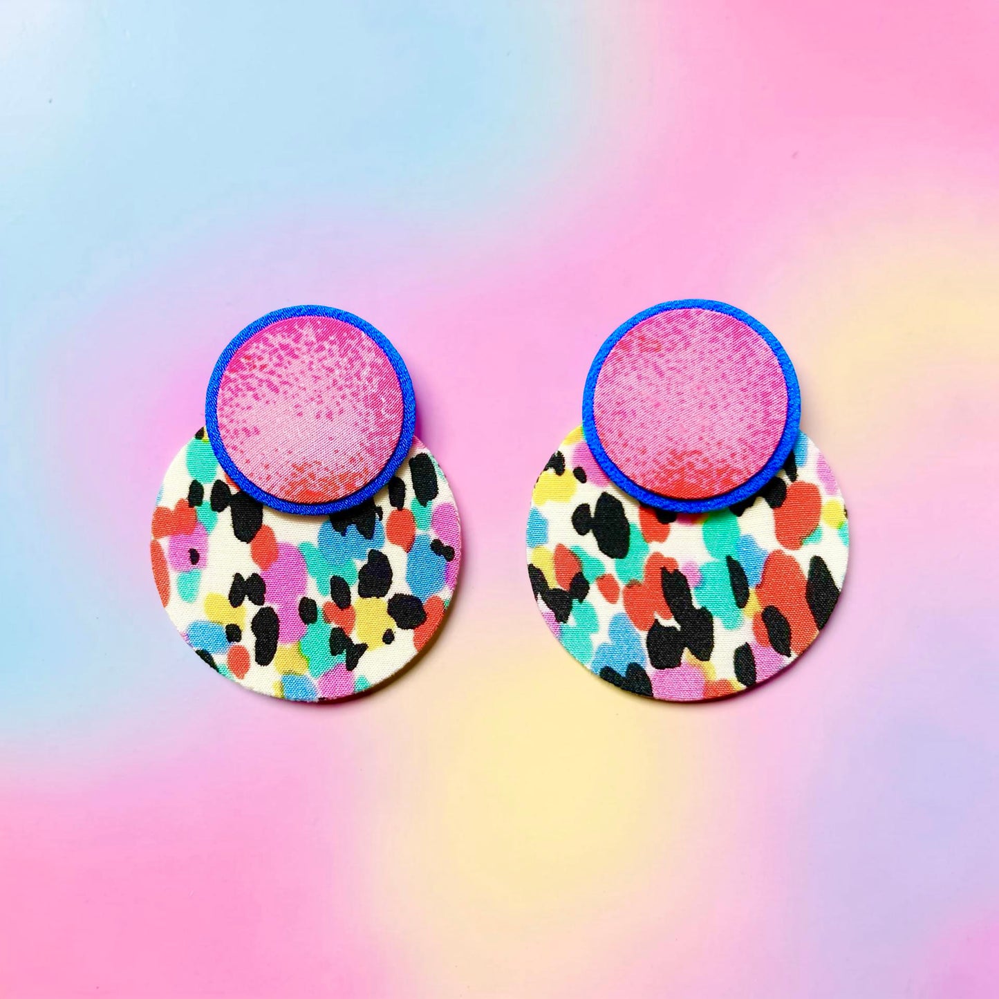 Moon Mirage Stud Earrings